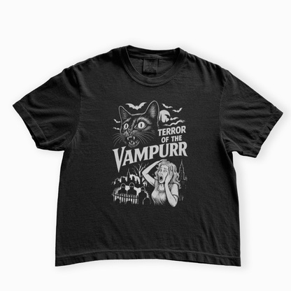 Terror Of The Vampurr - Comfort Colors Boxy Cropped Tee