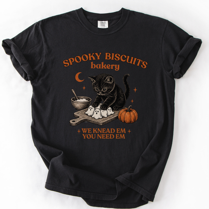 Spooky Biscuit Bakery -  Comfort Colors Relaxed Fit Premium T Shirt
