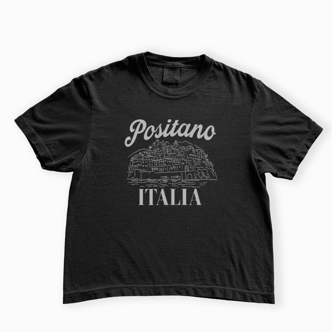 Positano - Comfort Colors Boxy Cropped Tee