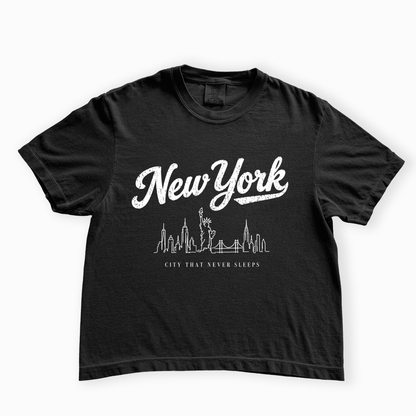 New York - Comfort Colors Boxy Cropped Tee
