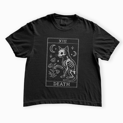 Tarot Card of Death - Comfort Colors Boxy Cropped Tee