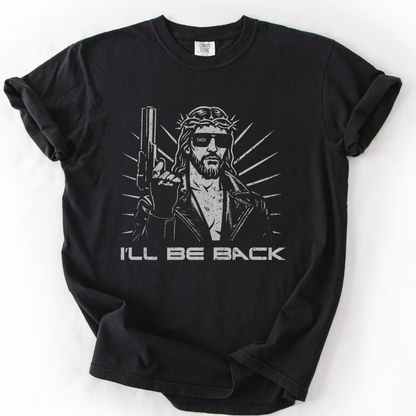 I'll Be Back -  Relaxed Fit Vintage Wash T Shirt