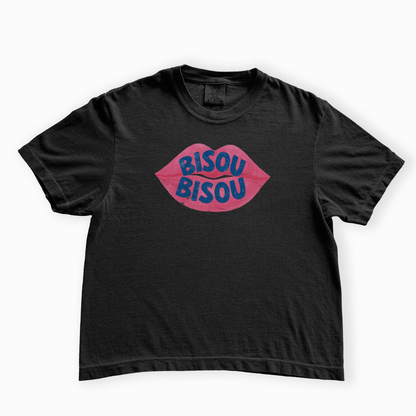 Bisou - Comfort Colors Boxy Cropped Tee