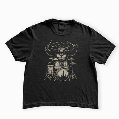King Kong's Drum Solo - Comfort Colors Boxy Cropped Tee