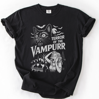 Terror Of The Vampurr -  Relaxed Fit Vintage Wash T Shirt