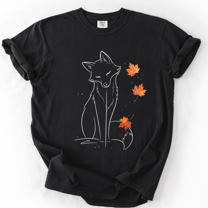 Fox in Fall -  Comfort Colors Relaxed Fit Premium T Shirt