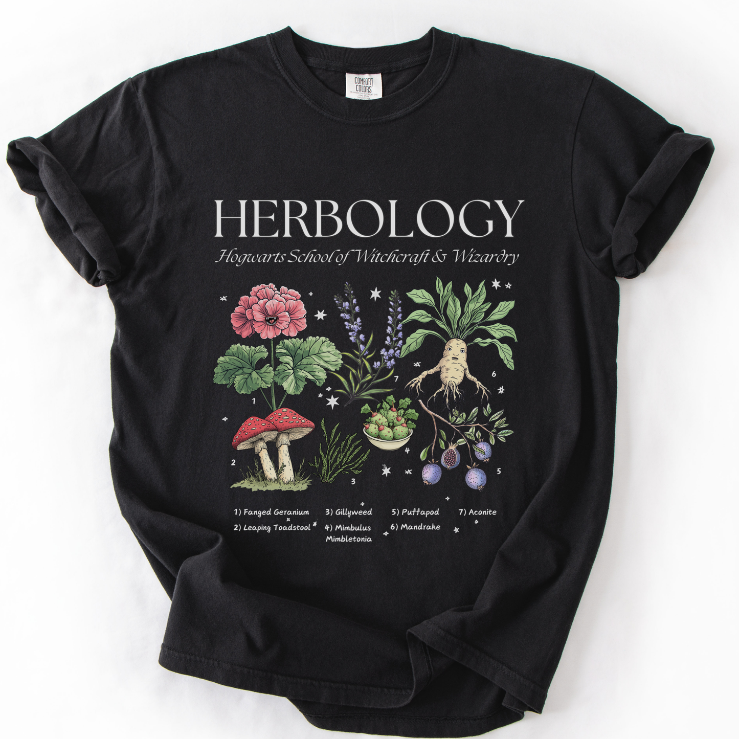 Herbology , Hogwarts School Of Witchcraft & Wizardry - Comfort Colors Relaxed Fit