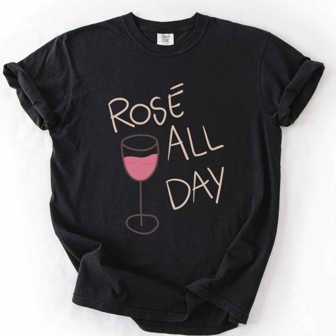 Rose All Day - Comfort Colors Relaxed Fit Premium T Shirt