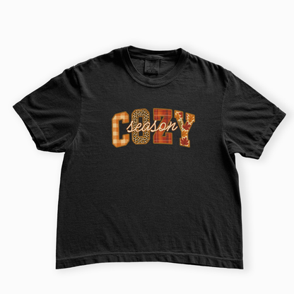 Cozy Season - Comfort Colors Boxy Cropped Tee