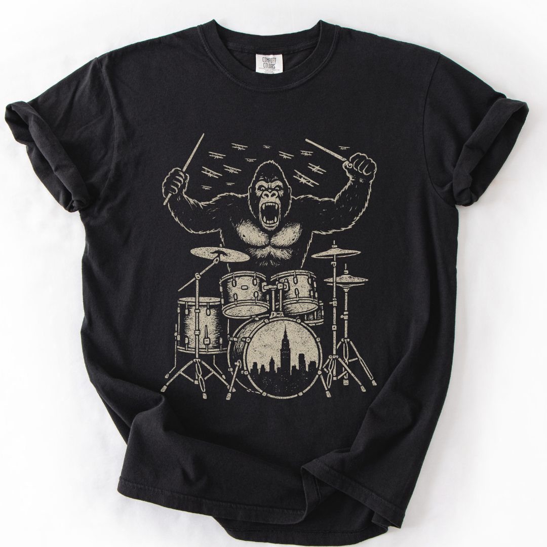 King Kong's Drum Solo - Comfort Colors Relaxed Fit Premium T Shirt