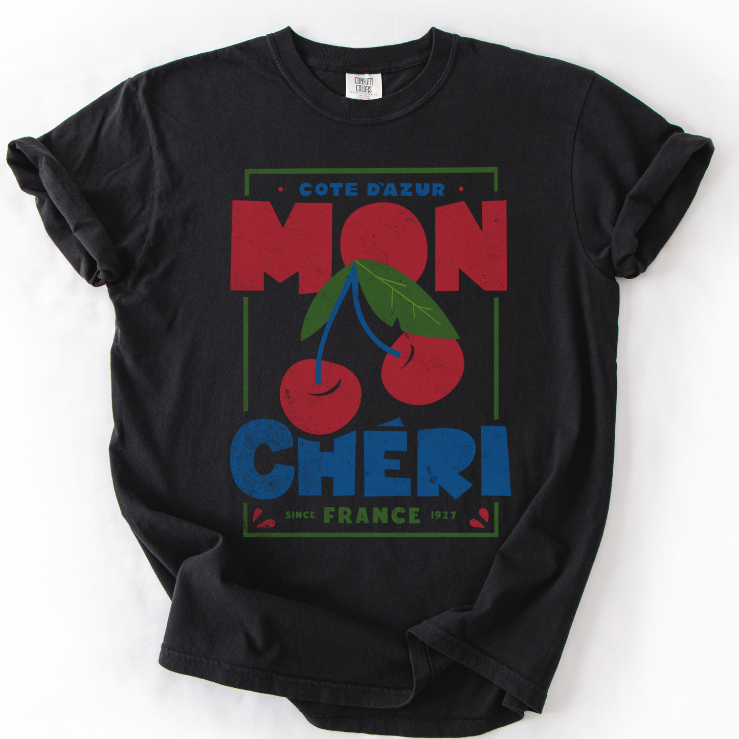 Mon Cheri -  Relaxed Fit Vintage Wash T Shirt