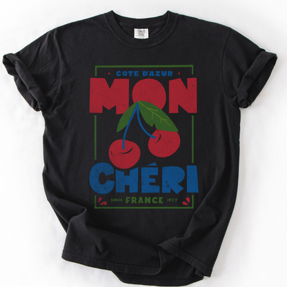 Mon Cheri -  Relaxed Fit Vintage Wash T Shirt