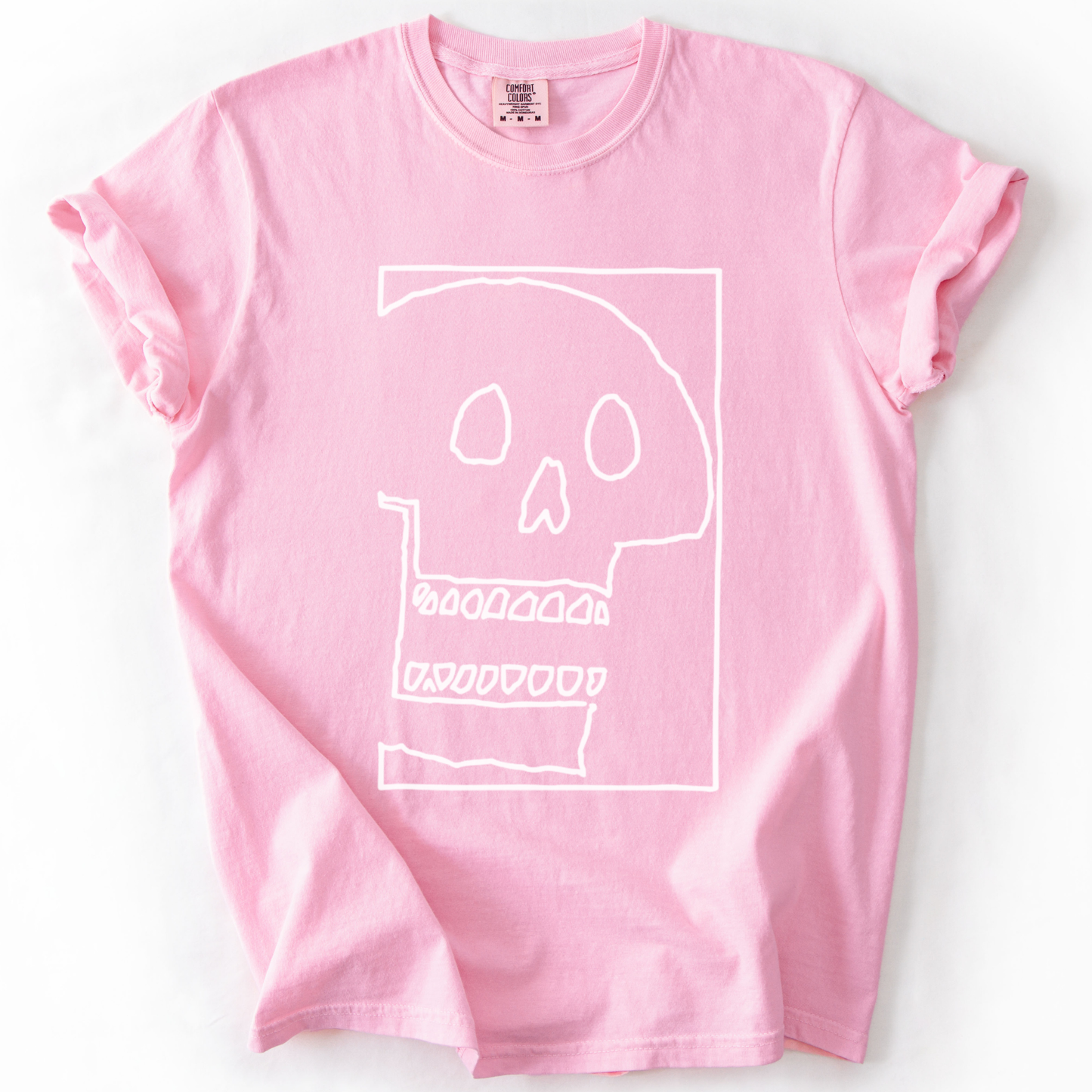 Skull Sketch - Comfort Colors Relaxed Fit Premium T Shirt