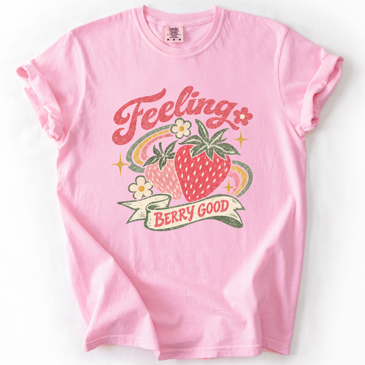 Feeling Berry Good - Relaxed Fit Vintage Wash T Shirt