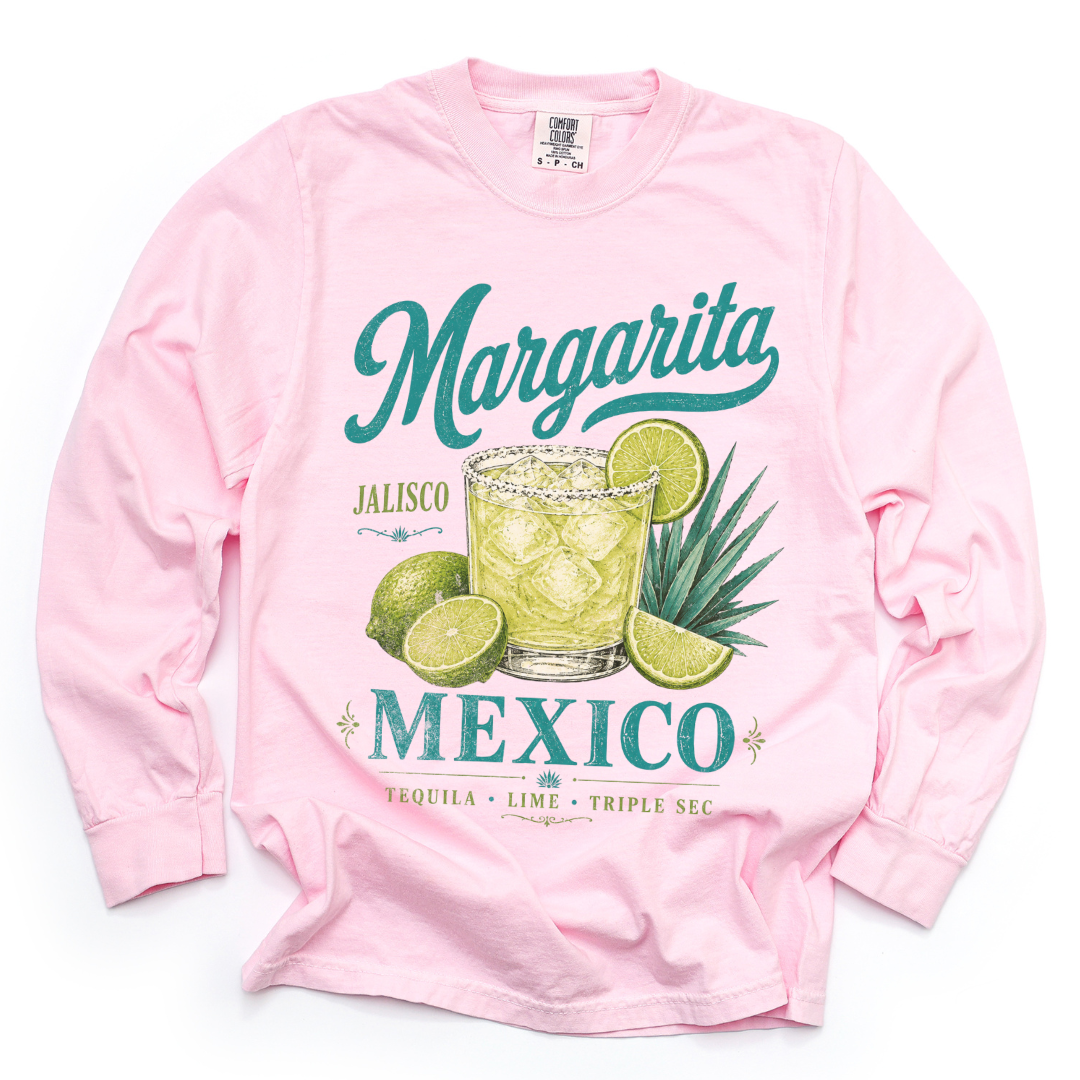 Margarita - Comfort Colors Long Sleeve Premium T Shirt