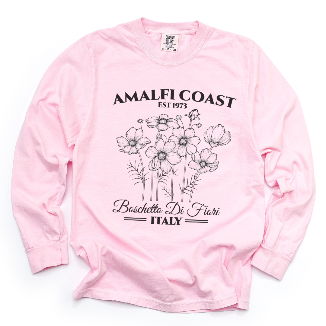 Amalfi Coast - Comfort Colors Premium Long Sleeve T Shirt