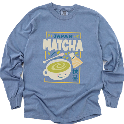 Matcha - Comfort Colors Premium Long Sleeve T Shirt