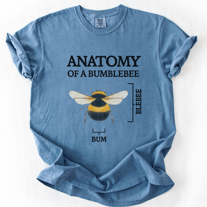 Anatomy Of A Bumblebee -  Relaxed Fit Vintage Wash T Shirt