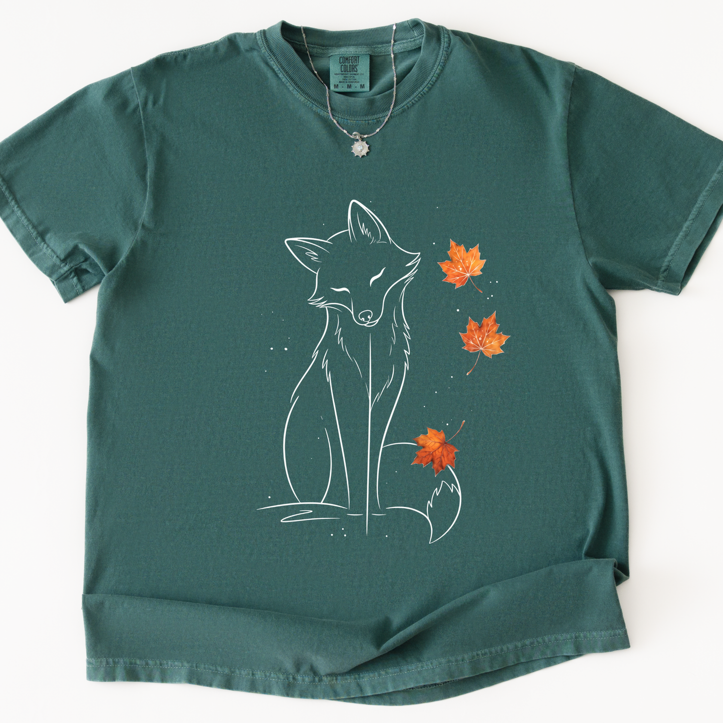Fox in Fall -  Comfort Colors Relaxed Fit Premium T Shirt