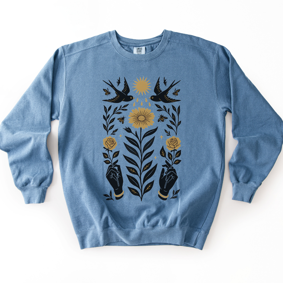 Sanctum Botanica - Comfort Colors Premium Heavyweight Sweatshirt