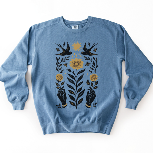 Sanctum Botanica - Comfort Colors Premium Heavyweight Sweatshirt