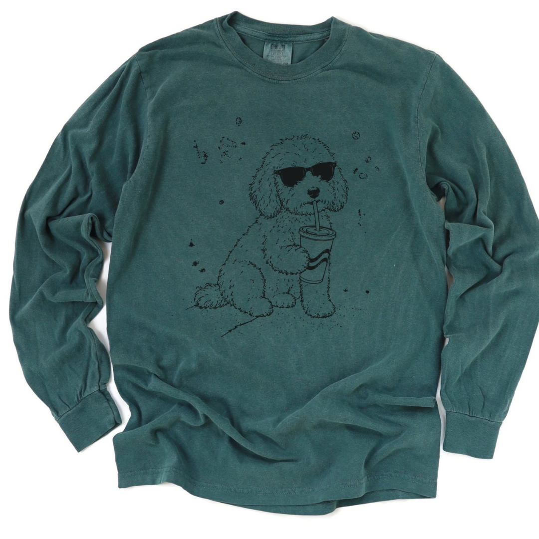 Soda Dog - Comfort Colors Long Sleeve Premium T Shirt
