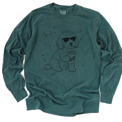 Soda Dog - Comfort Colors Long Sleeve Premium T Shirt