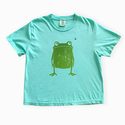 Frog - Comfort Colors Boxy Cropped Tee