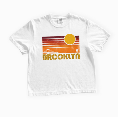 Brooklyn - Comfort Colors Boxy Cropped Tee