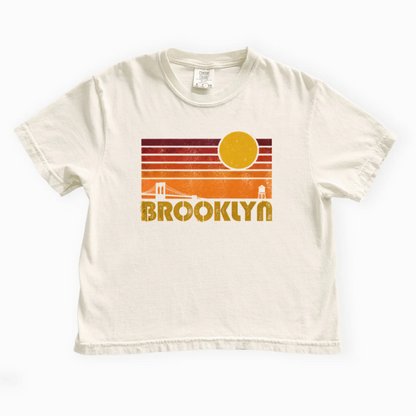 Brooklyn - Comfort Colors Boxy Cropped Tee