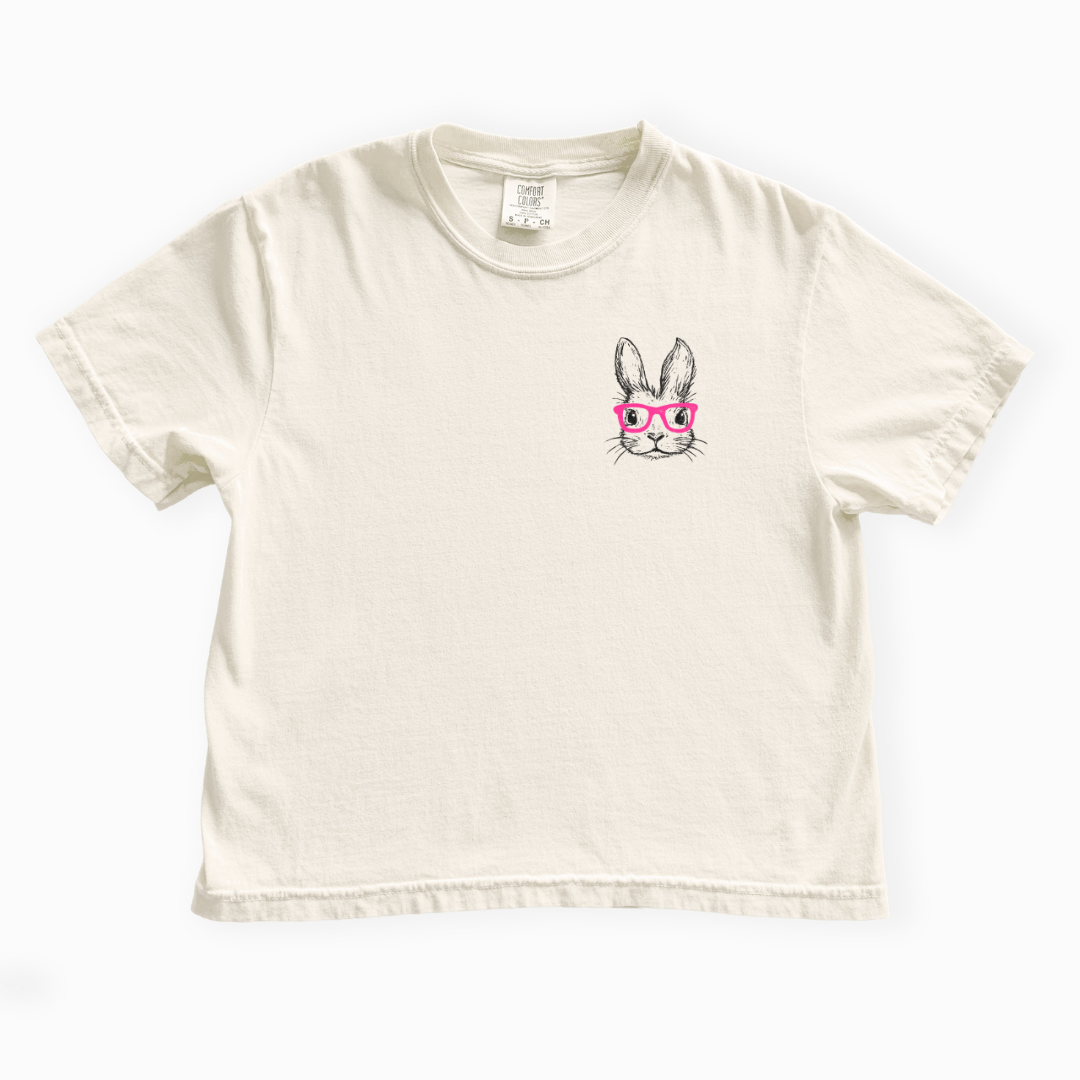 Bunny - Comfort Colors Boxy Cropped Tee