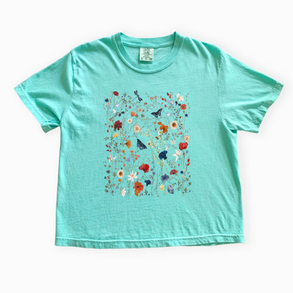 Garden of Joy - Comfort Colors Boxy Cropped Tee