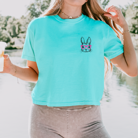 Bunny - Comfort Colors Boxy Cropped Tee
