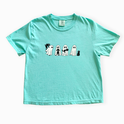 Scaredy Cats - Comfort Colors Boxy Cropped Tee