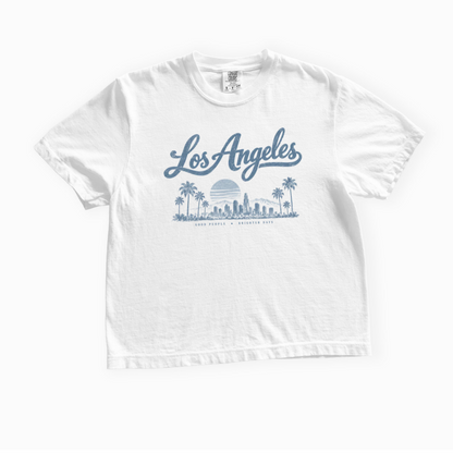 Los Angeles - Comfort Colors Boxy Cropped Tee