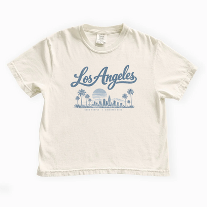 Los Angeles - Comfort Colors Boxy Cropped Tee