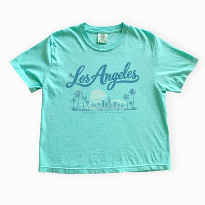 Los Angeles - Comfort Colors Boxy Cropped Tee