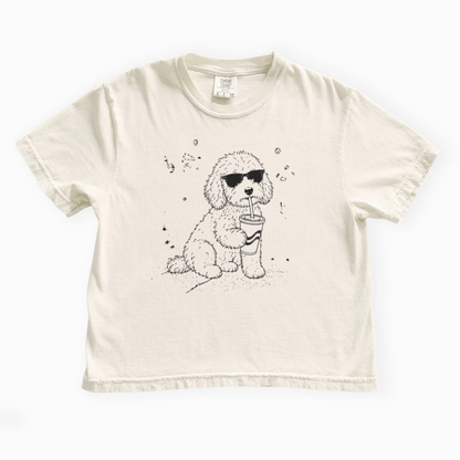 Soda Dog - Comfort Colors Boxy Cropped Tee