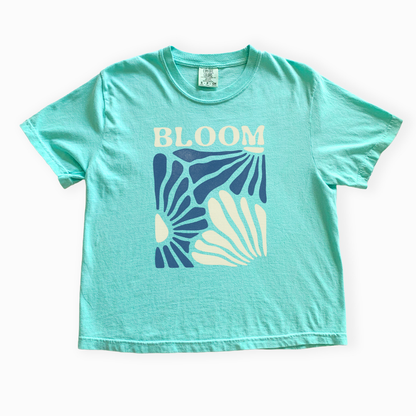 Bloom - Comfort Colors Boxy Cropped Tee