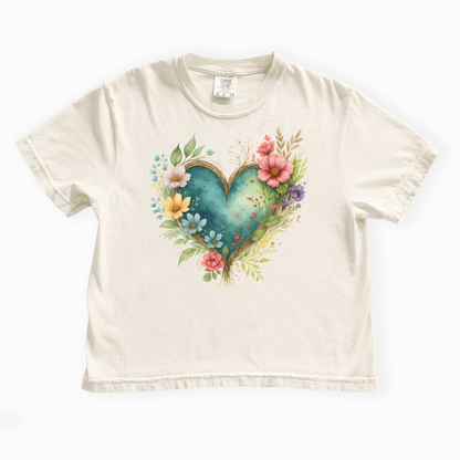 Nature's Embrace - Comfort Colors Boxy Cropped Tee