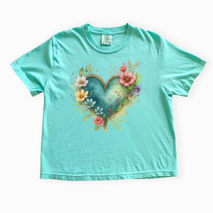 Nature's Embrace - Comfort Colors Boxy Cropped Tee