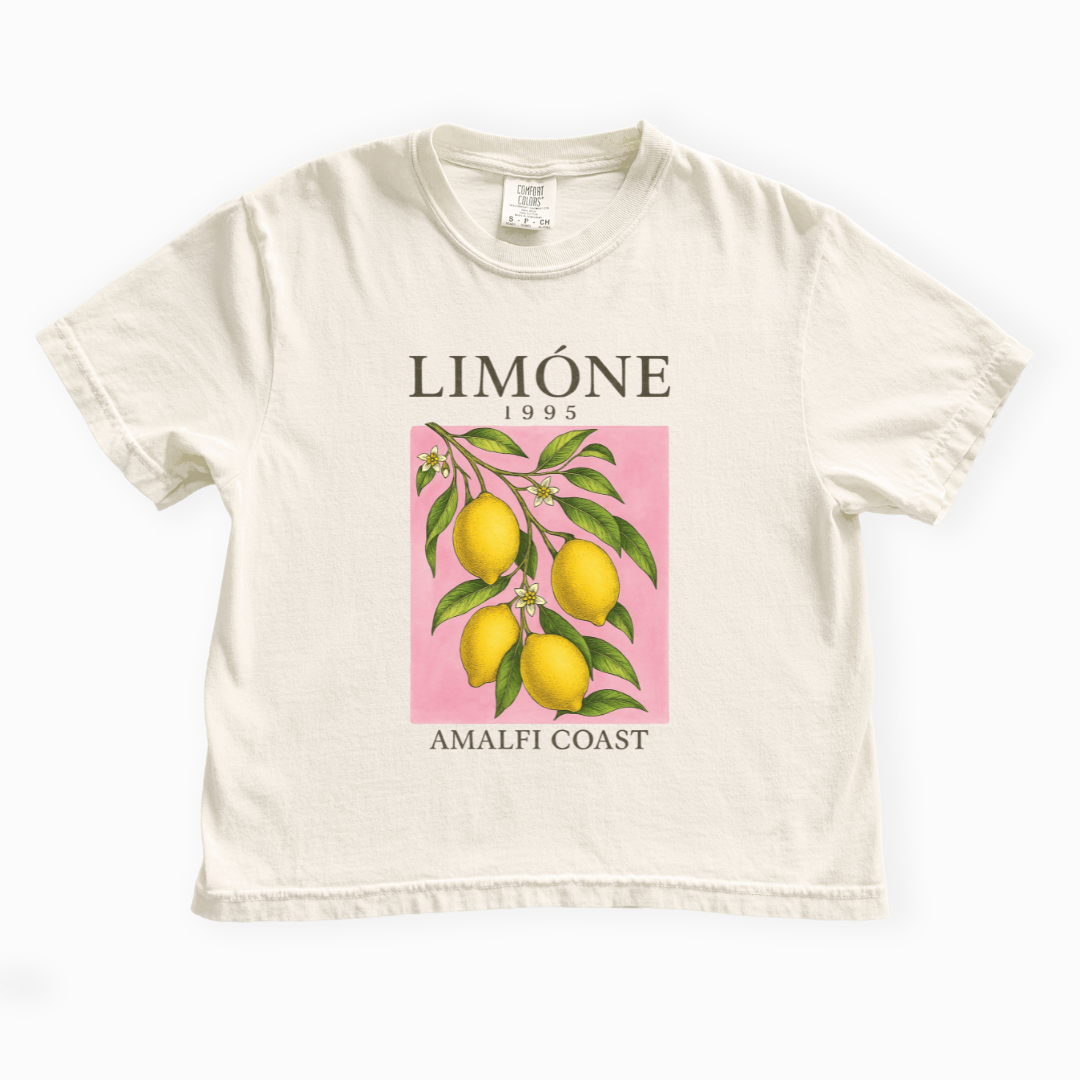 Limone 1995 - Comfort Colors Boxy Cropped Tee