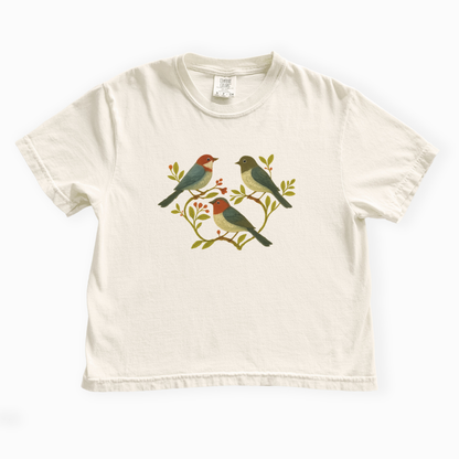 Garden Chorus - Comfort Colors Boxy Cropped Tee