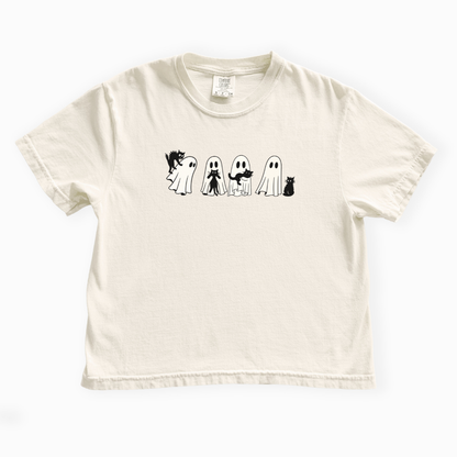 Scaredy Cats - Comfort Colors Boxy Cropped Tee