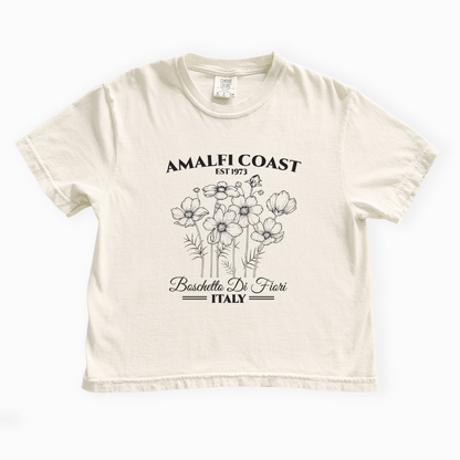 Amalfi Coast - Comfort Colors Boxy Cropped Tee