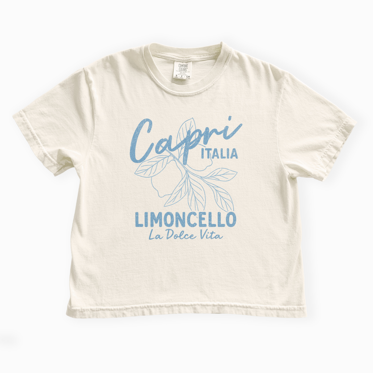 Capri - Comfort Colors Boxy Cropped Tee