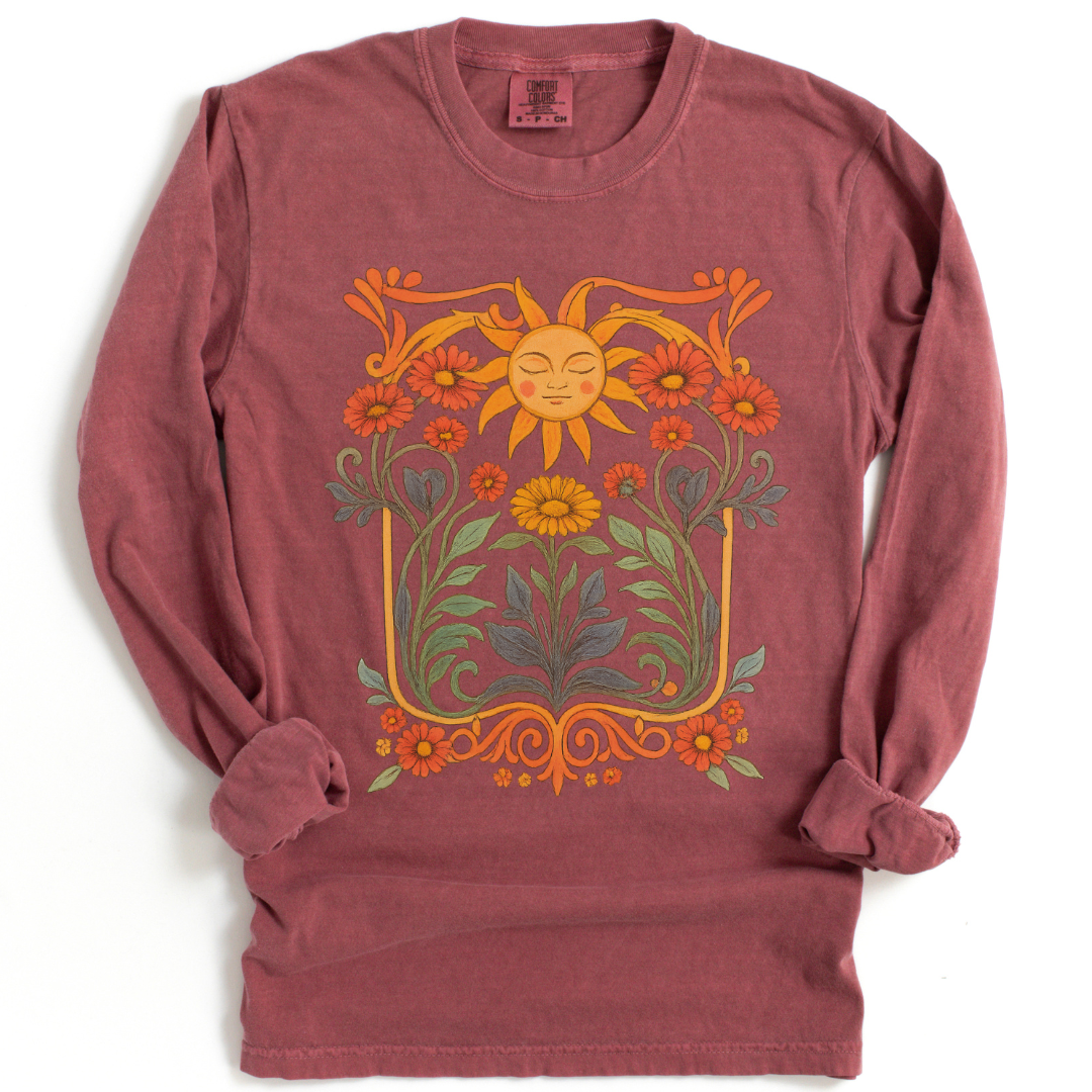 Helia's Garden - Comfort Colors Premium Long Sleeve T Shirt