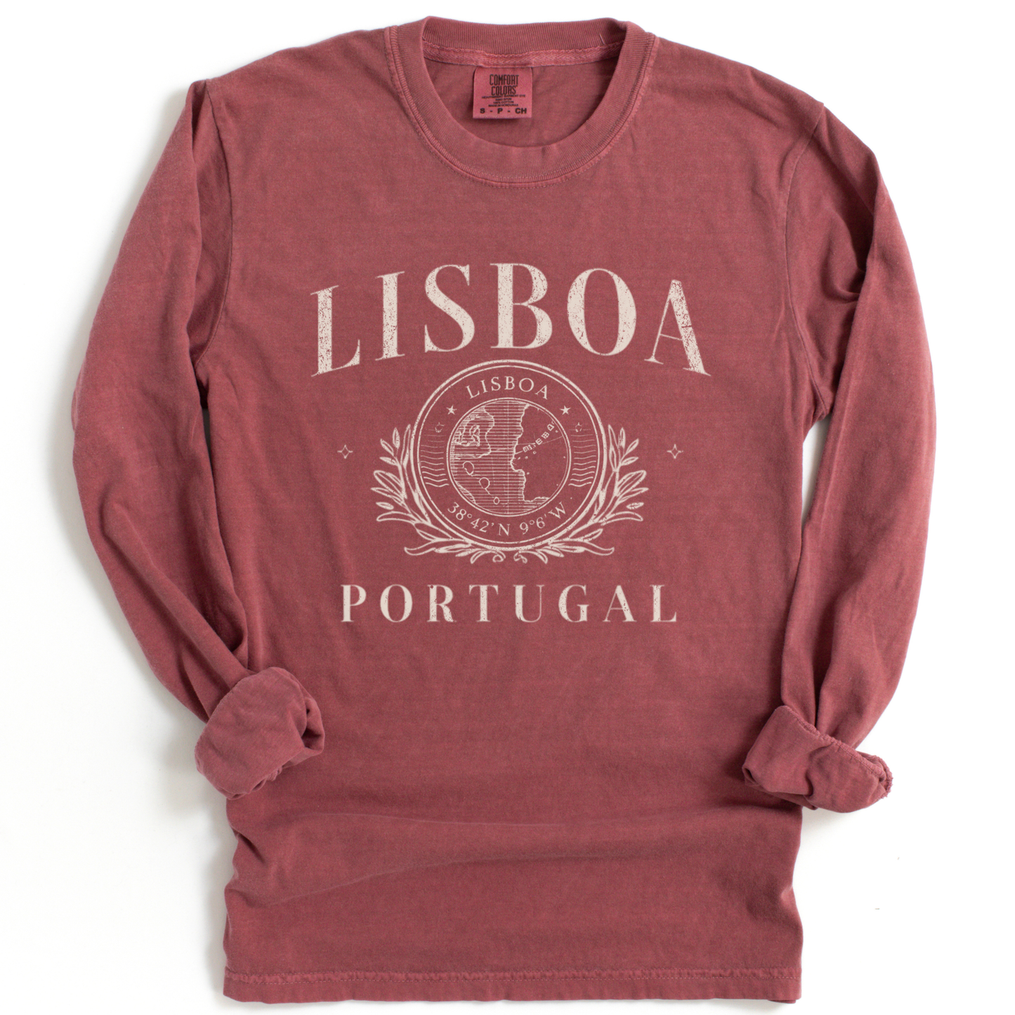Lisboa Portugal - Comfort Colors Long Sleeve Premium T Shirt