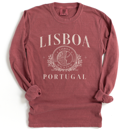 Lisboa Portugal - Comfort Colors Long Sleeve Premium T Shirt