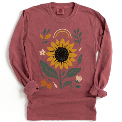 Sunfllower - Comfort Colors Long Sleeve Premium T Shirt